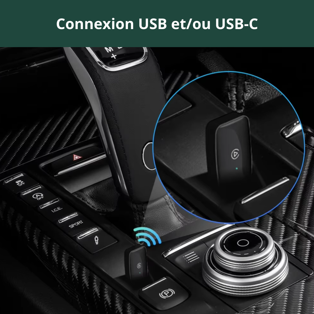 Adaptateur Carplay / Android auto sans fil