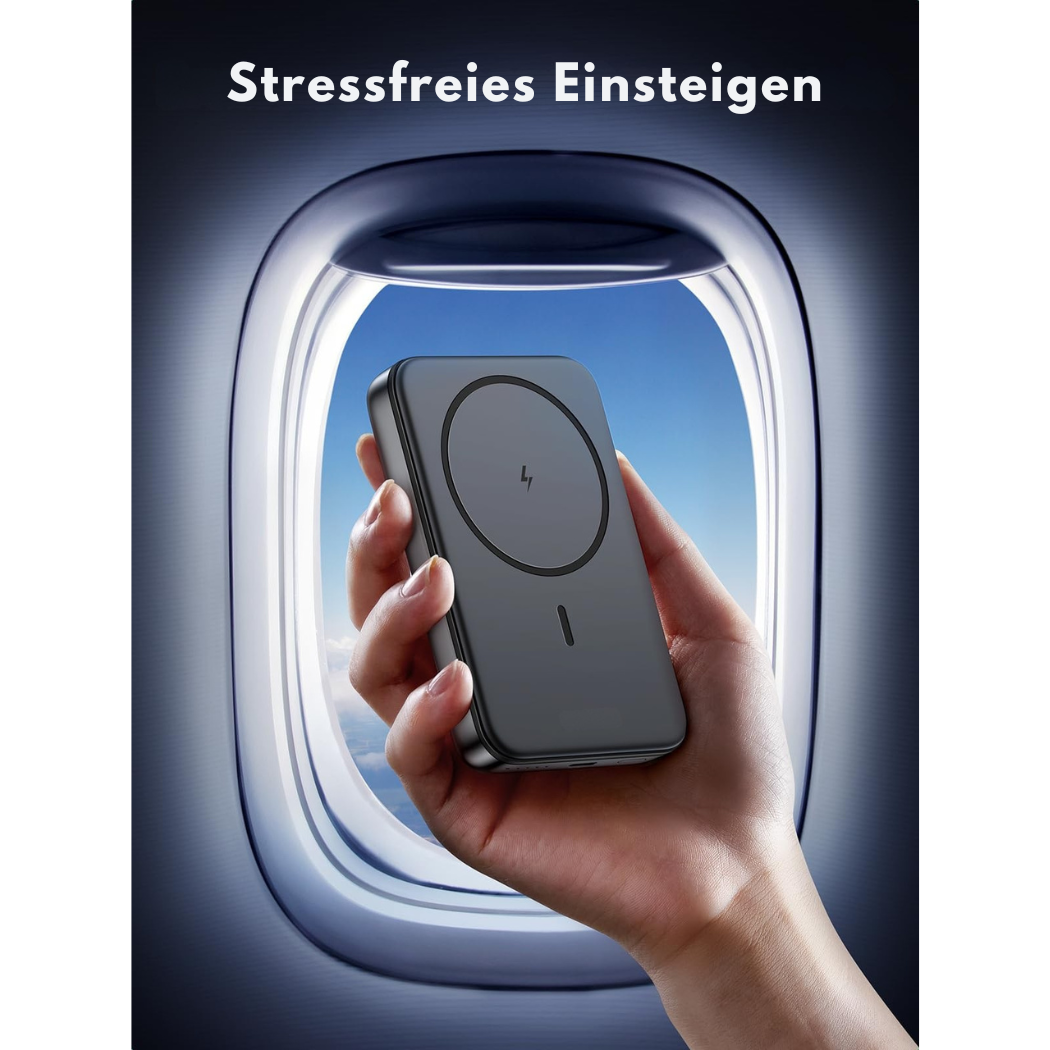 Batterie Externe Magnétique Helvora™ 10000 mAh – Charge Rapide 20W