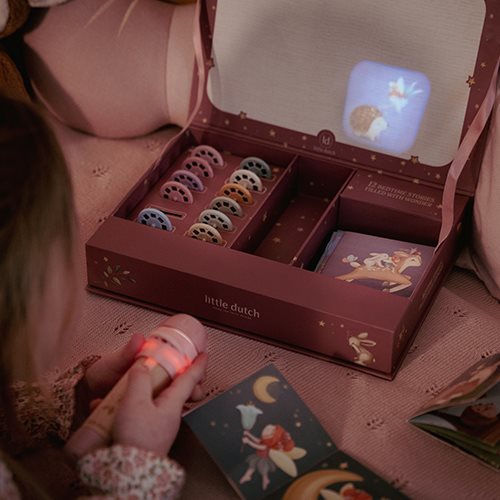 Projecteur d'histoire Lampe torche rose