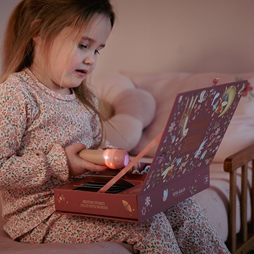 Projecteur d'histoire Lampe torche rose