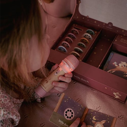 Projecteur d'histoire Lampe torche rose