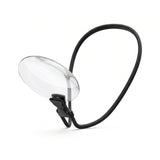 Loupe mains libres 5x avec col de cygne flexible recouvert de silicone et cordon de nuque