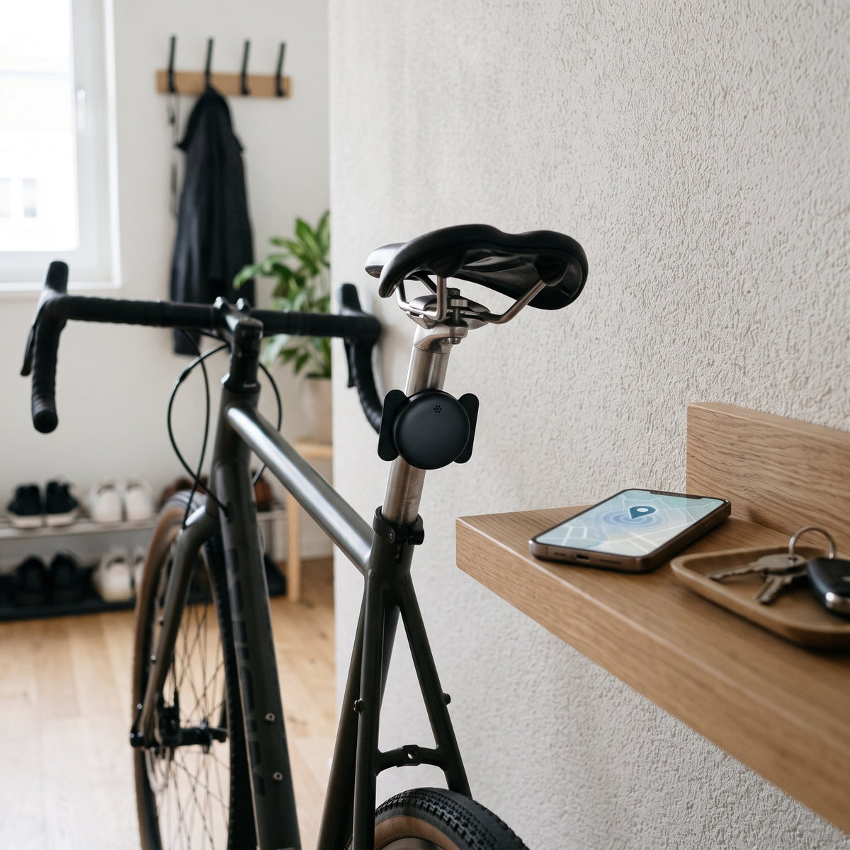 Mini traceur GPS à fixation magnétique pour voiture, moto et vélo
