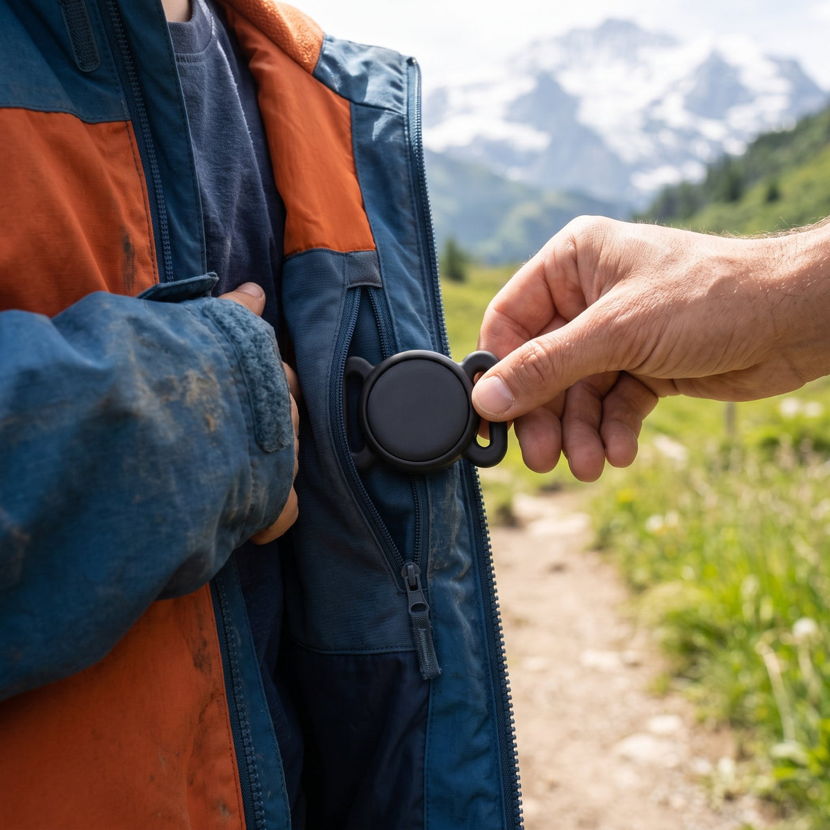 Mini traceur GPS compact pour enfant, compatible iPhone et Android