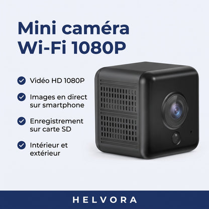 Mini caméra de sécurité Wi-Fi sans fil 1080P pour la maison