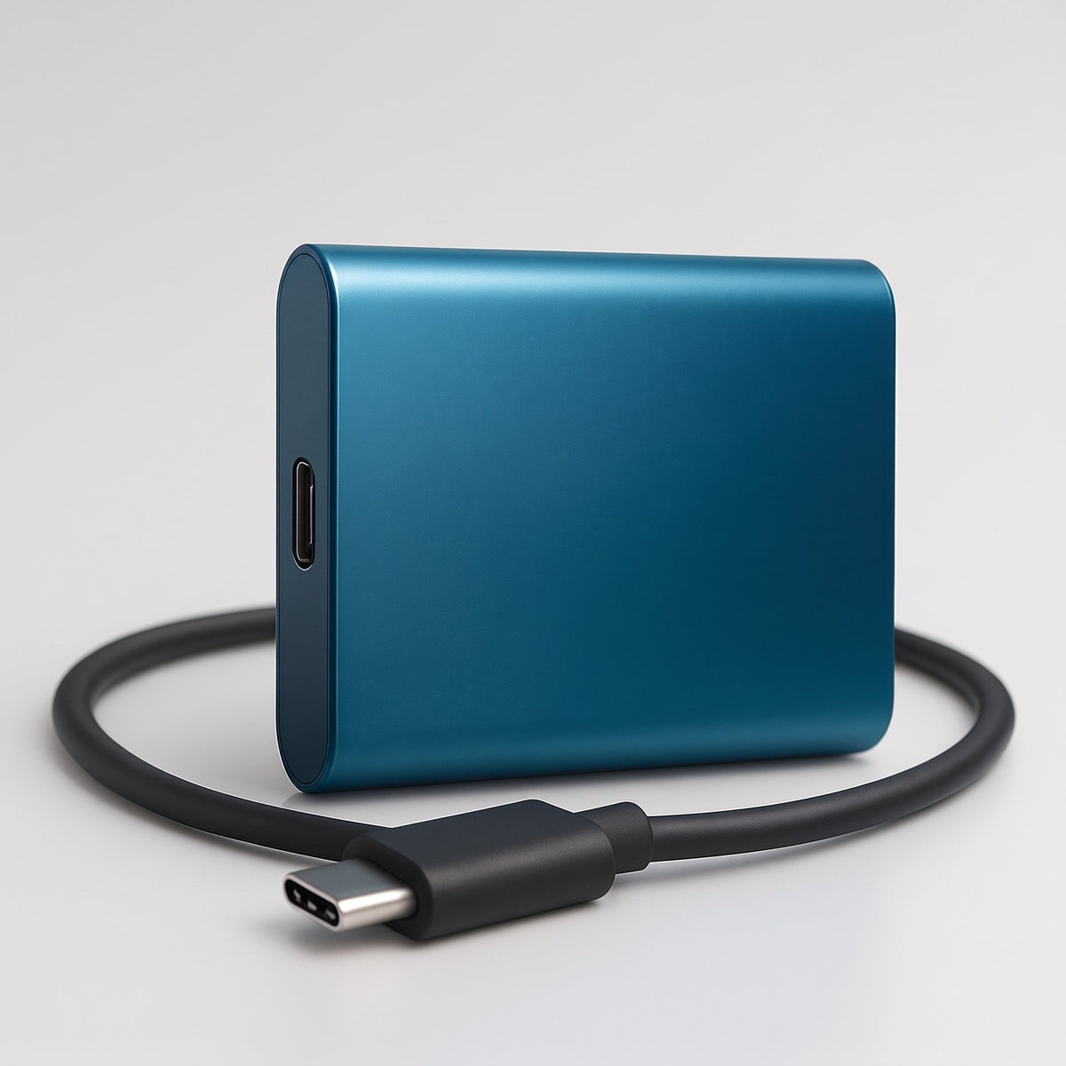 SSD externe 2 To ultracompact en boîtier aluminium, connexion USB