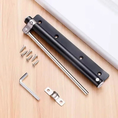 Ferme-porte automatique en acier inoxydable fixé sur une porte