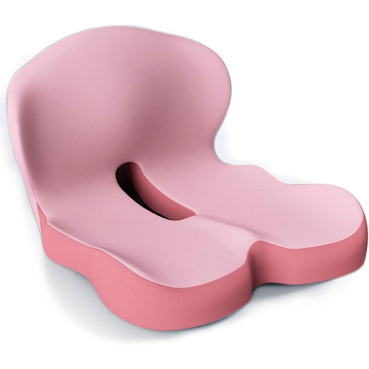 Coussin d'assise ergonomique en mousse à mémoire de forme posé sur une chaise