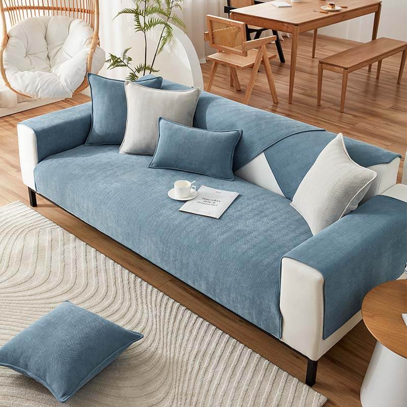 Housse de canapé imperméable toutes saisons, résistante aux taches et durable – Rétro