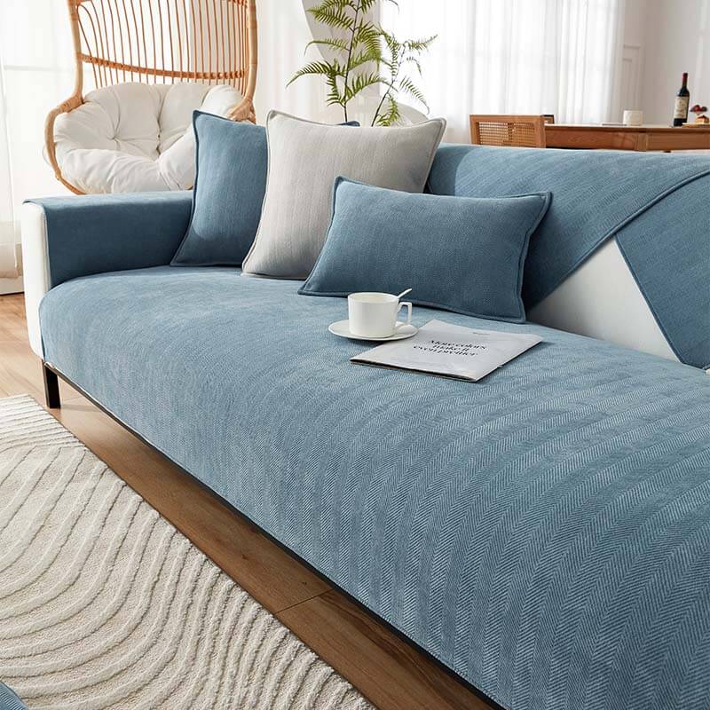 Housse de canapé imperméable toutes saisons, résistante aux taches et durable – Rétro