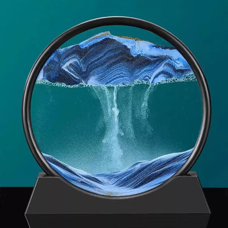 Peinture de Sable Fluide 3D pour Salon, Art ociamique pour Foyer, Décoration de Bureau, Maison