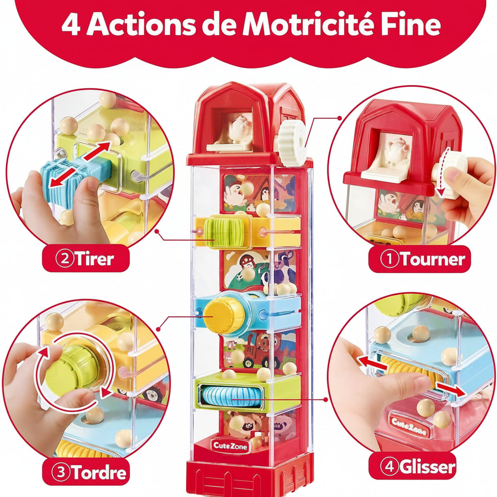 Circuit de balles ferme interactif
