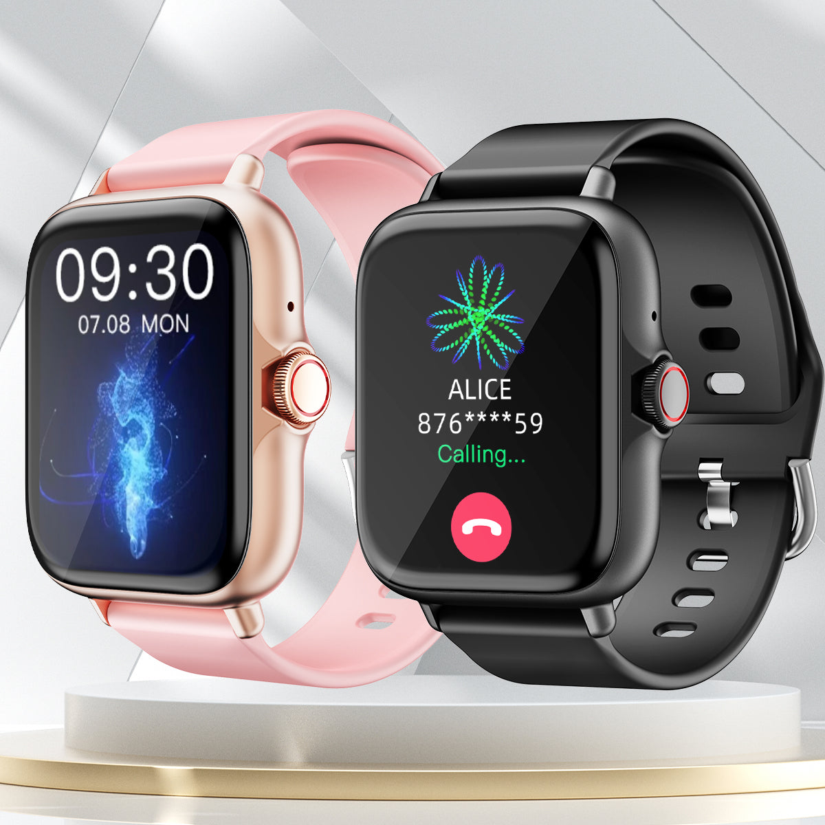 Montre connectée sans fil, appel, étanche, Fitness, rappel de Message de sommeil, fréquence cardiaque, oxygène dans le sang, pour iPhone Android, hommes et femmes