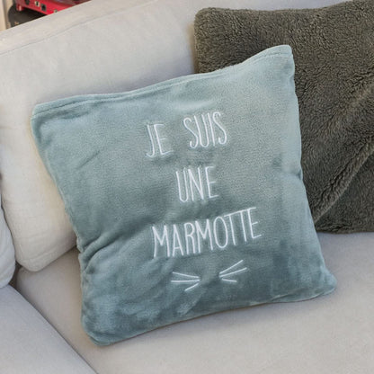 PLAID KANGOUROU JE SUIS UNE MARMOTTE