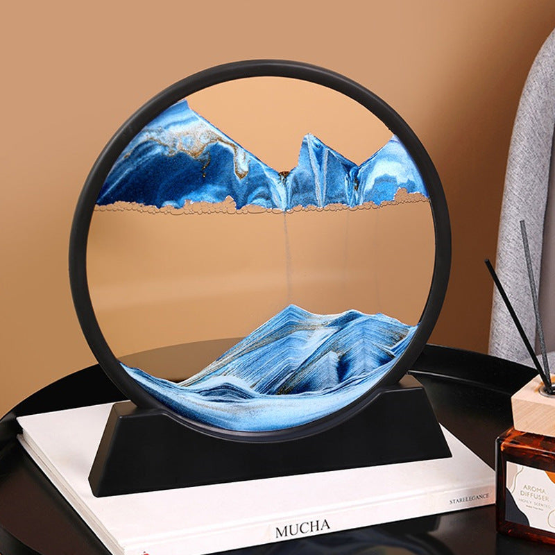 Peinture de Sable Fluide 3D pour Salon, Art ociamique pour Foyer, Décoration de Bureau, Maison