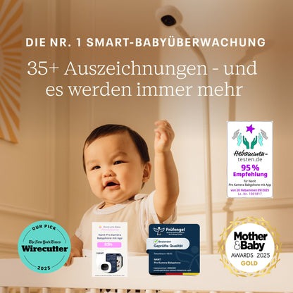 Nanit Pro Kamera Babyphone mit App + Bodenständer