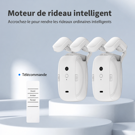 Ouvre-Rideau Intelligent Helvora CurtainGo – Robot Motorisé & Télécommande