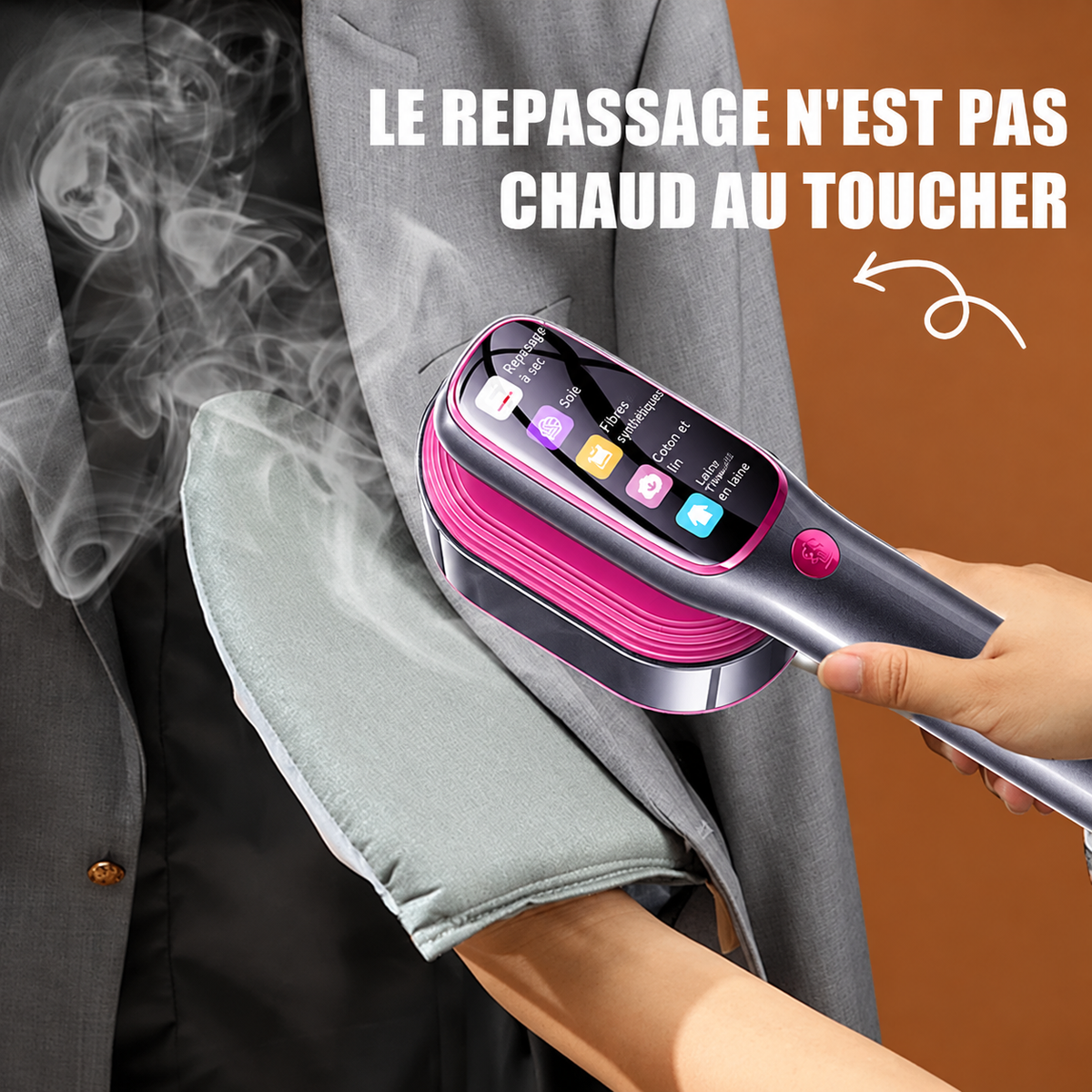 Défroisseur Vapeur Portable Helvora SteamGo – Mini Format & Chauffage Rapide