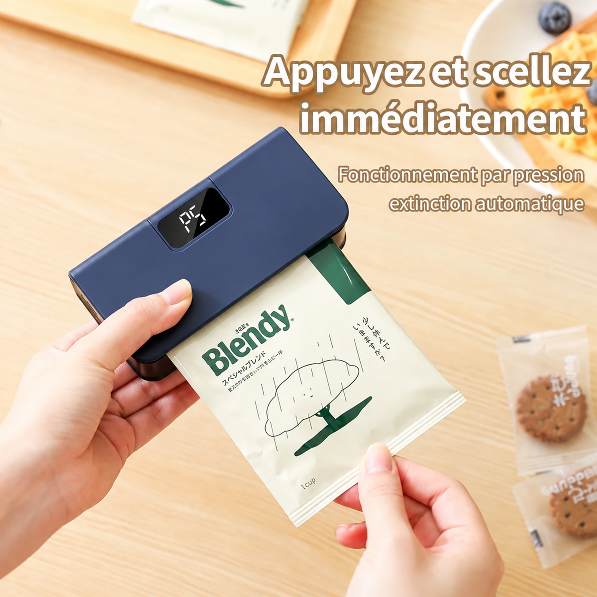 Mini Scelleuse Thermique Helvora SealGo – Rechargeable & Portable