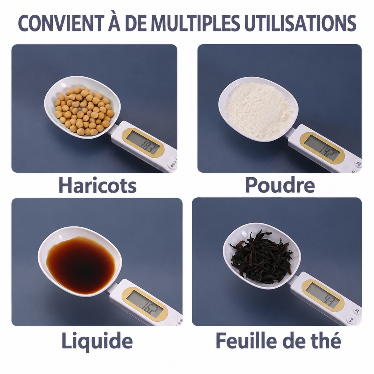 Cuillère Balance Numérique Helvora SpoonScale – Précision 0,1 g & Écran LCD