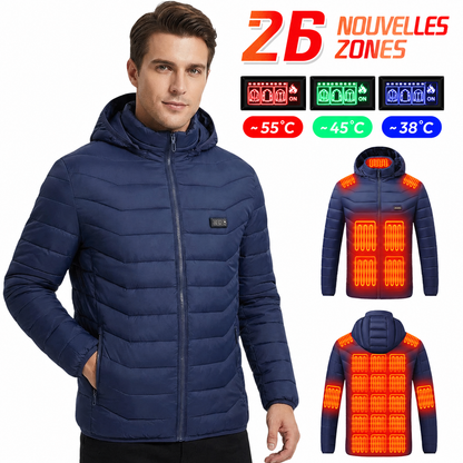 Veste Chauffante Helvora HeatJacket 26 – 26 Zones & 3 Niveaux de Chaleur