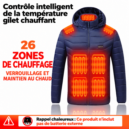Veste Chauffante Helvora HeatJacket 26 – 26 Zones & 3 Niveaux de Chaleur
