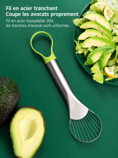 Coupe-Fruits Helvora AvoSlice – Acier Inoxydable & Découpe Pratique