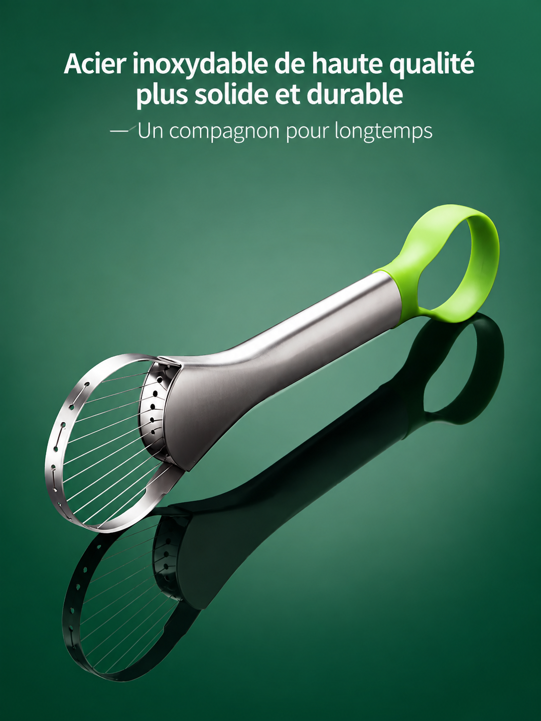 Coupe-Fruits Helvora AvoSlice – Acier Inoxydable & Découpe Pratique
