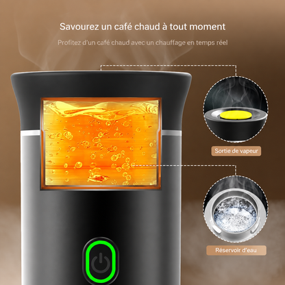 Machine à Expresso Portable Helvora CoffeeGo – Électrique & 3-en-1