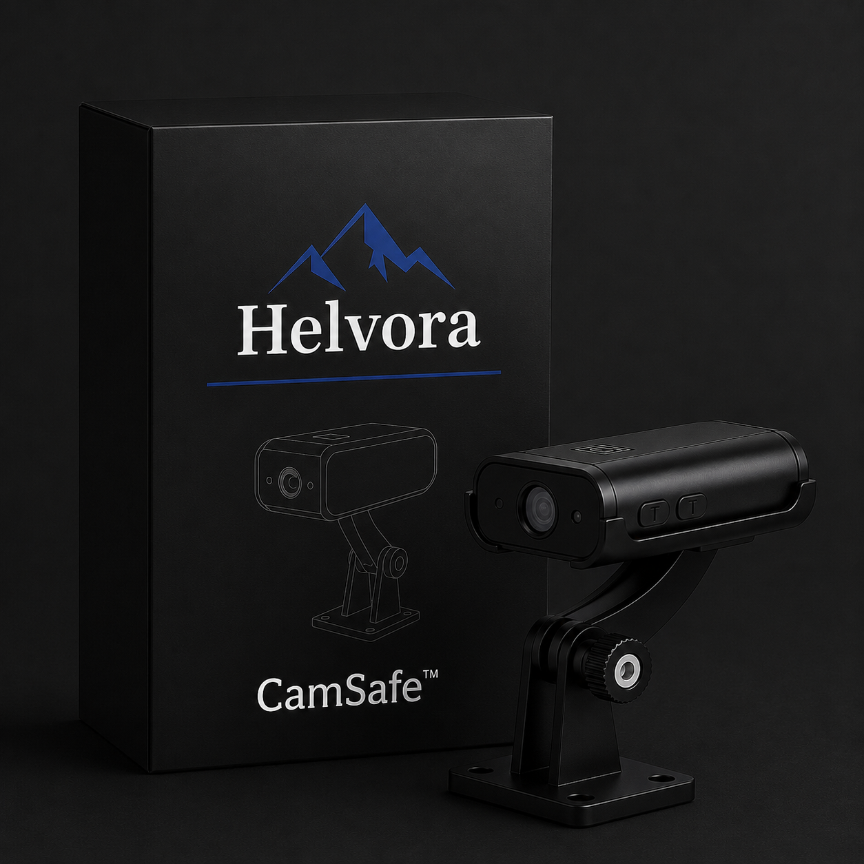 Caméra de Surveillance Wi-Fi Helvora™ – Full HD 1080p, Vision Nocturne & Détection de Mouvement
