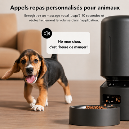 Helvora™ Automatischer Futterspender SmartFeed – Wi-Fi 5 L für Hunde & Katzen