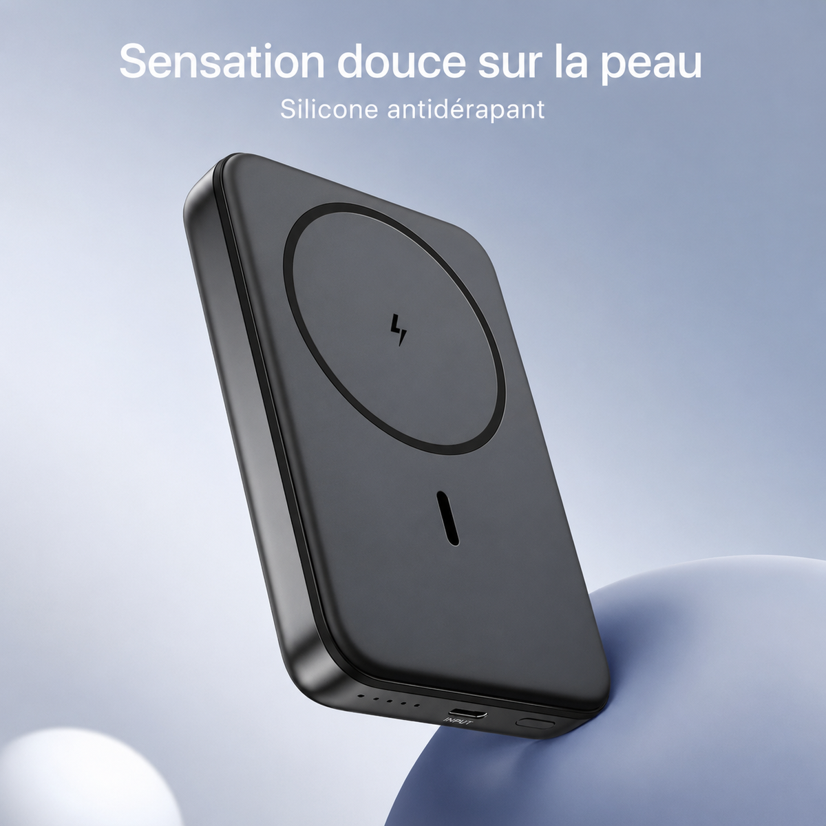 Batterie Externe Magnétique Helvora 10000 mAh – Charge Rapide 20W