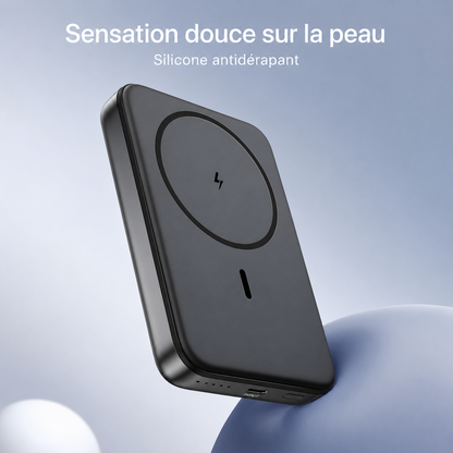 Batterie Externe Magnétique Helvora 10000 mAh – Charge Rapide 20W