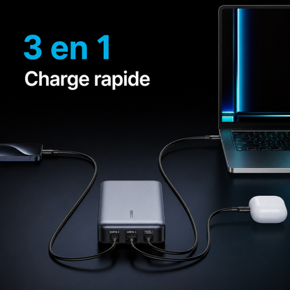 Batterie Externe Helvora™ 25 000 mAh – Charge Rapide 140W