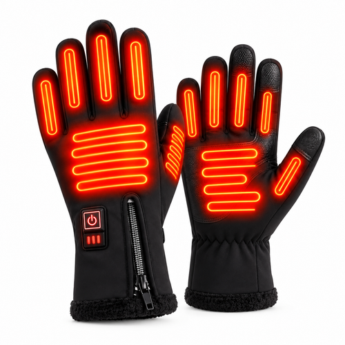 Gants Chauffants Helvora HeatRide – USB, Imperméables & Compatibles Écran Tactile
