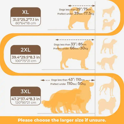Manufacturer Wholesale Ultra-soft Breathable Faux Fur XXL Luxury Orthopedic Dog Bed for Dogs Cats Removable Washable Cover All