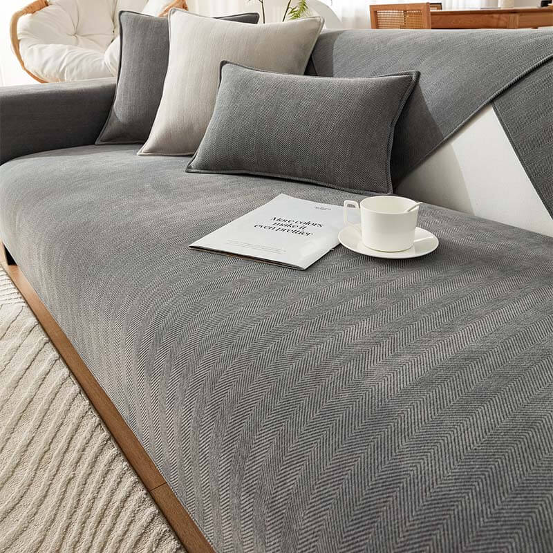 Housse de canapé imperméable toutes saisons, résistante aux taches et durable – Rétro