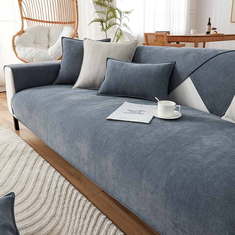 Housse de canapé imperméable toutes saisons, résistante aux taches et durable – Rétro