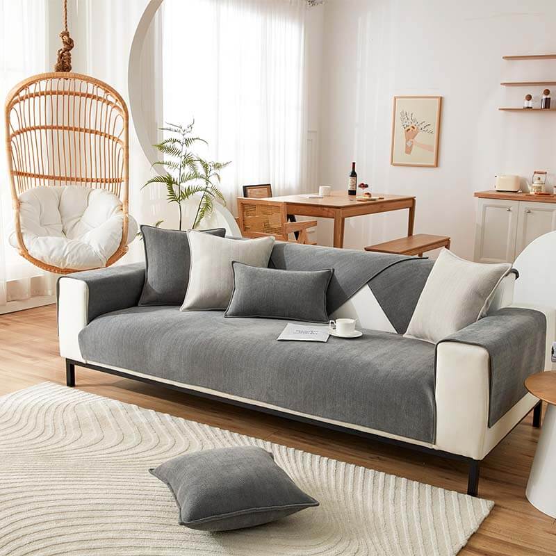 Housse de canapé imperméable toutes saisons, résistante aux taches et durable – Rétro