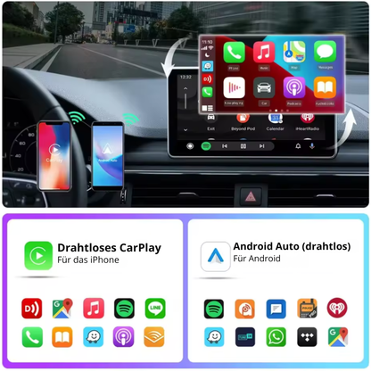 Adaptateur Sans Fil Helvora™ CarPlay & Android Auto – Connexion Instantanée