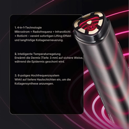 Helvora™ Anti-Aging Gerät R1 Pro – Radiofrequenz, Mikrostrom & LED