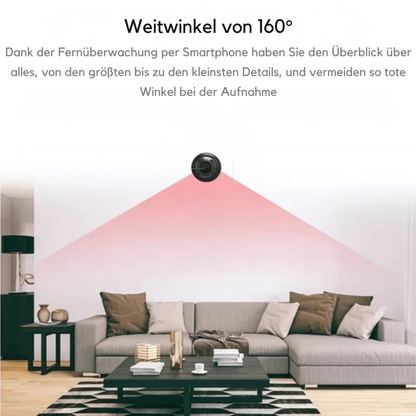 Mini Caméra Wi-Fi Helvora™ – Full HD 1080p avec Vision Nocturne & Détection de Mouvement