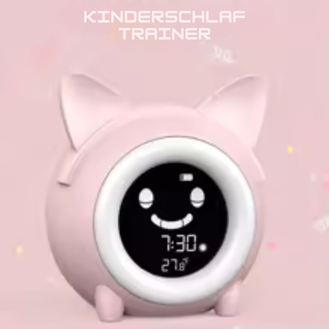 Réveil Éducatif Helvora™ LumiChat – Veilleuse Jour & Nuit pour Enfant
