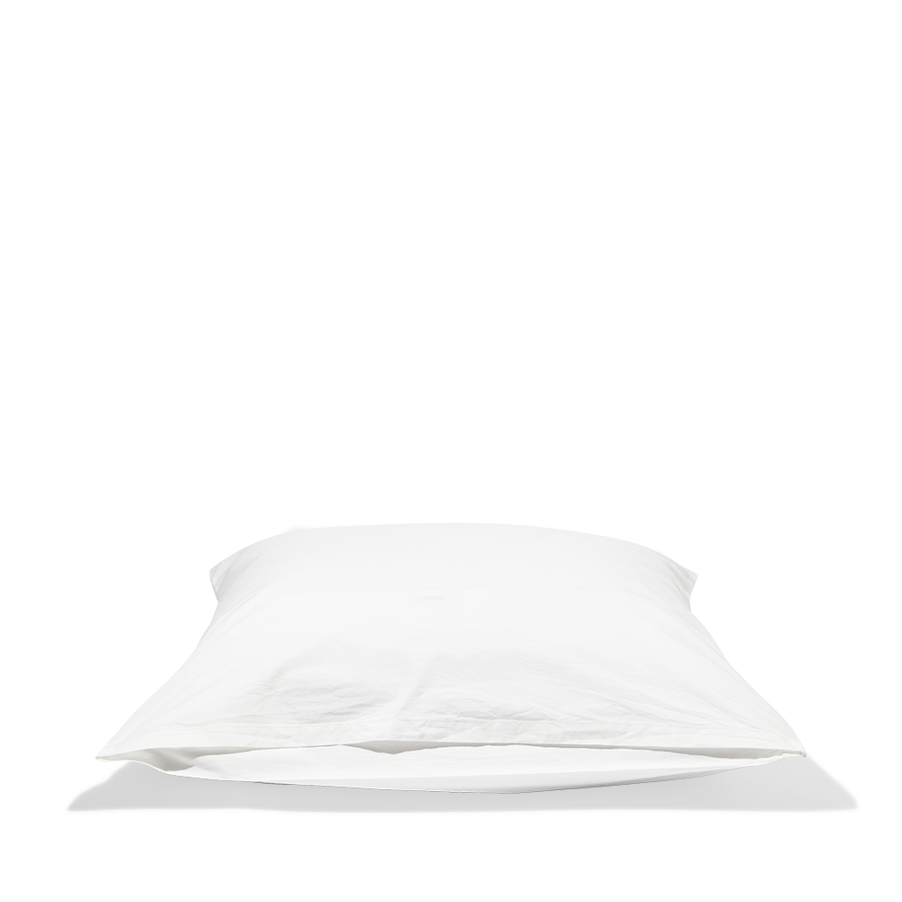 Taie d'oreiller en percale de coton - Blanc Craie