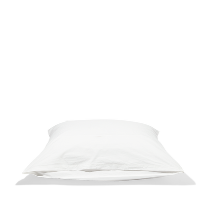 Taie d'oreiller en percale de coton - Blanc Craie