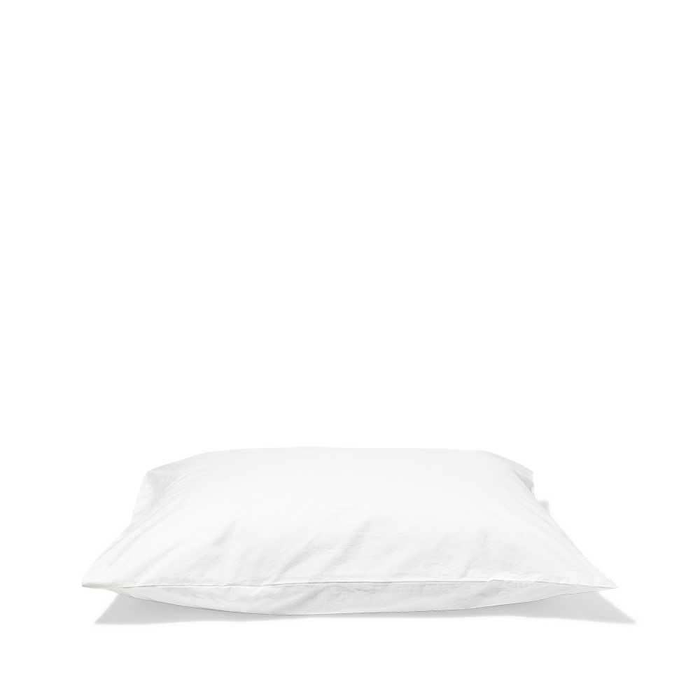 Taie d'oreiller en percale de coton - Blanc Craie