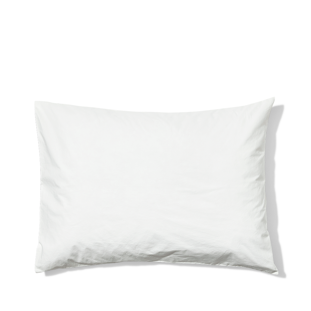 Taie d'oreiller en percale de coton - Blanc Craie