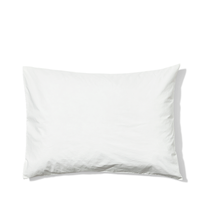 Taie d'oreiller en percale de coton - Blanc Craie