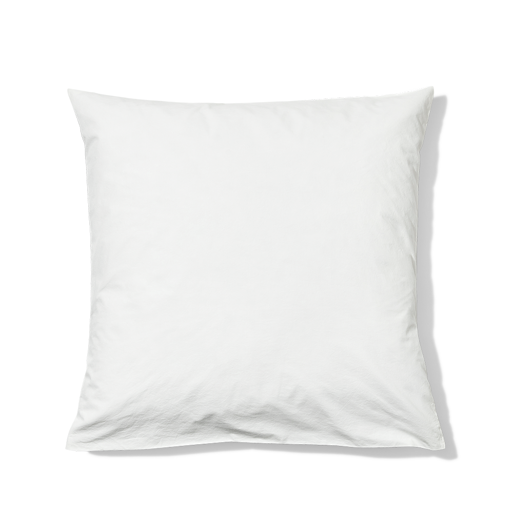 Taie d'oreiller en percale de coton - Blanc Craie