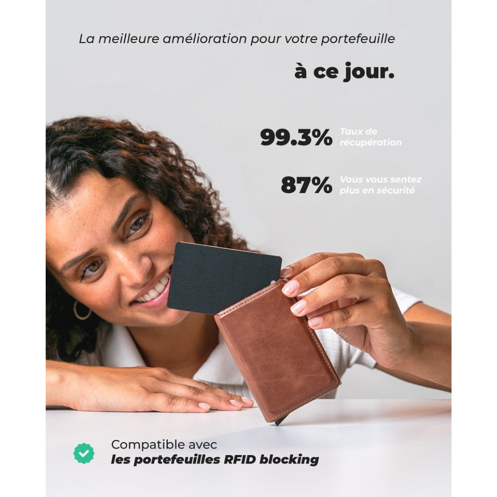 Carte de Localisation Helvora™ FindCard – Compatible Apple & Android
